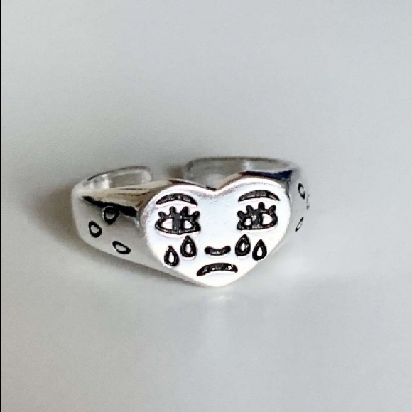 😢Insta crying sterling silver ring - Picture 6 of 6